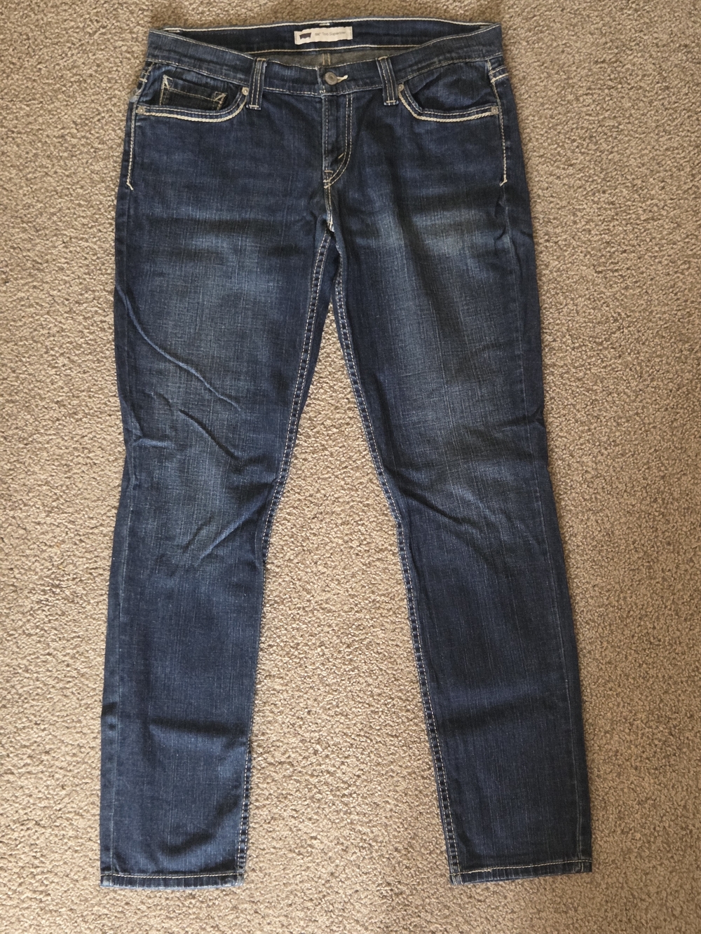 Levi's Dark Blue Slim Straight Women's Jeans